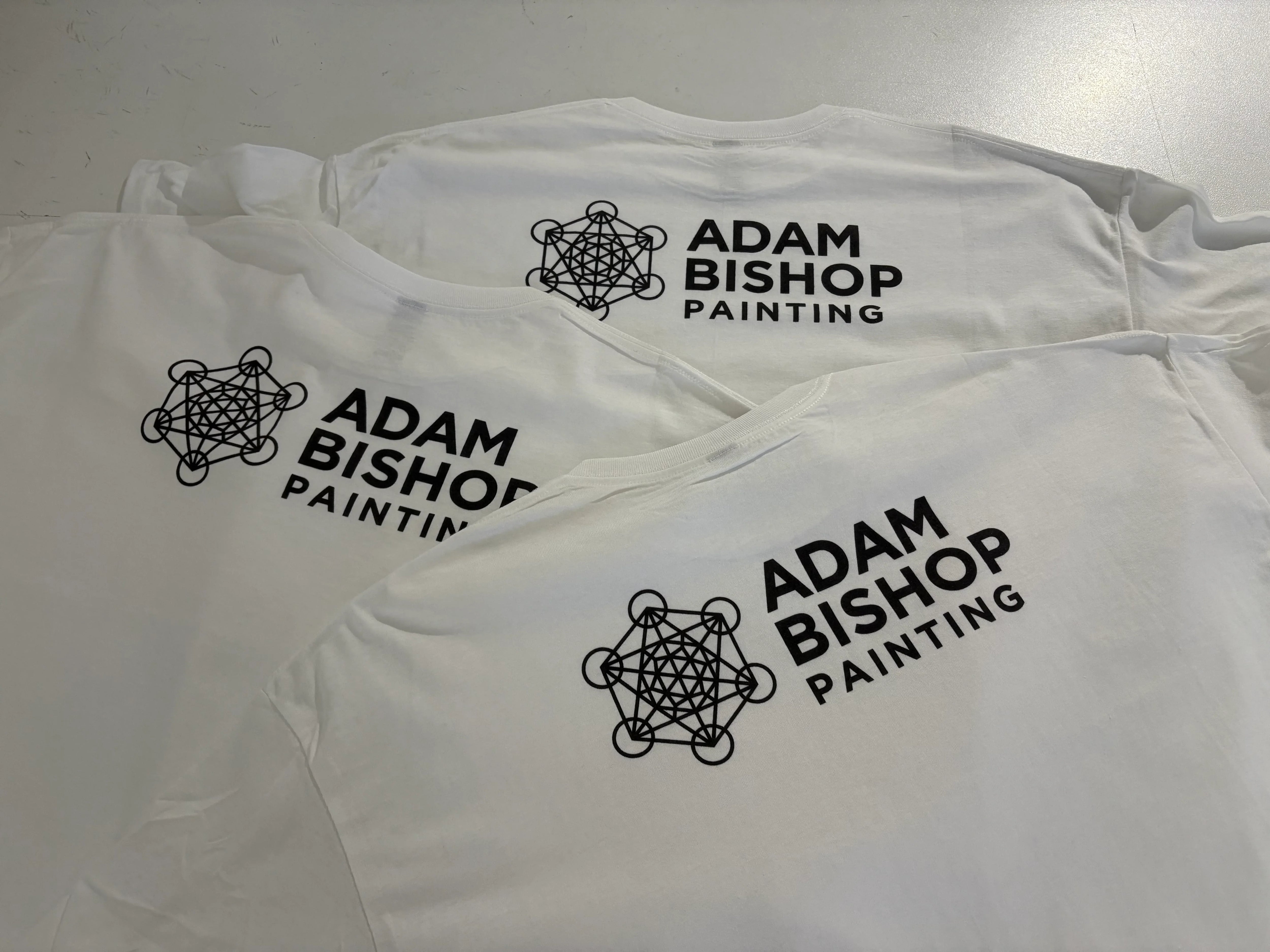 Gildan White 20 Pack With Back Print - Shipping Included