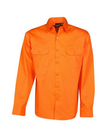 Hi Vis Cotton Twill Shirt | Workwear