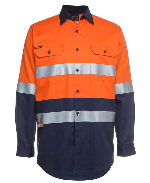 Hi Vis Day Night Long Sleeve 190G Shirt | Workwear