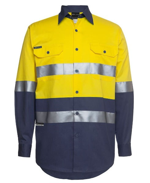 Hi Vis Day Night Long Sleeve 190G Shirt | Workwear