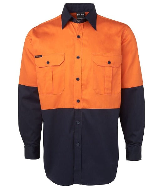 Hi Vis Long Sleeve 190% Shirt | Workwear