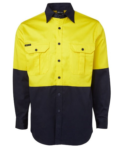 Hi Vis Long Sleeve 190% Shirt | Workwear