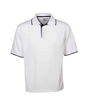 P42 White Painters 3 Tone Micro Mesh Polo Shirt - Safe-T-Rex Workwear Pty Ltd
