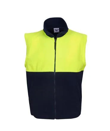 HI VIS POLAR FLEECE VEST | Workwear