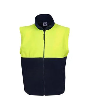HI VIS POLAR FLEECE VEST | Workwear