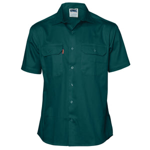3207 DNC Cool-Breeze Tradie Work Shirt Green