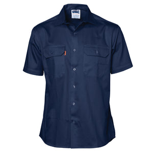 3207 DNC Cool-Breeze Tradie Work Shirt Navy
