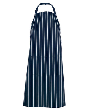 5BS JB's Bib Striped Apron - Navy/White