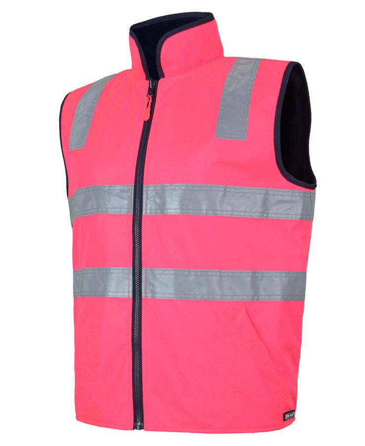 Pink Hi Vis Day Night Reversible Vest | Workwear