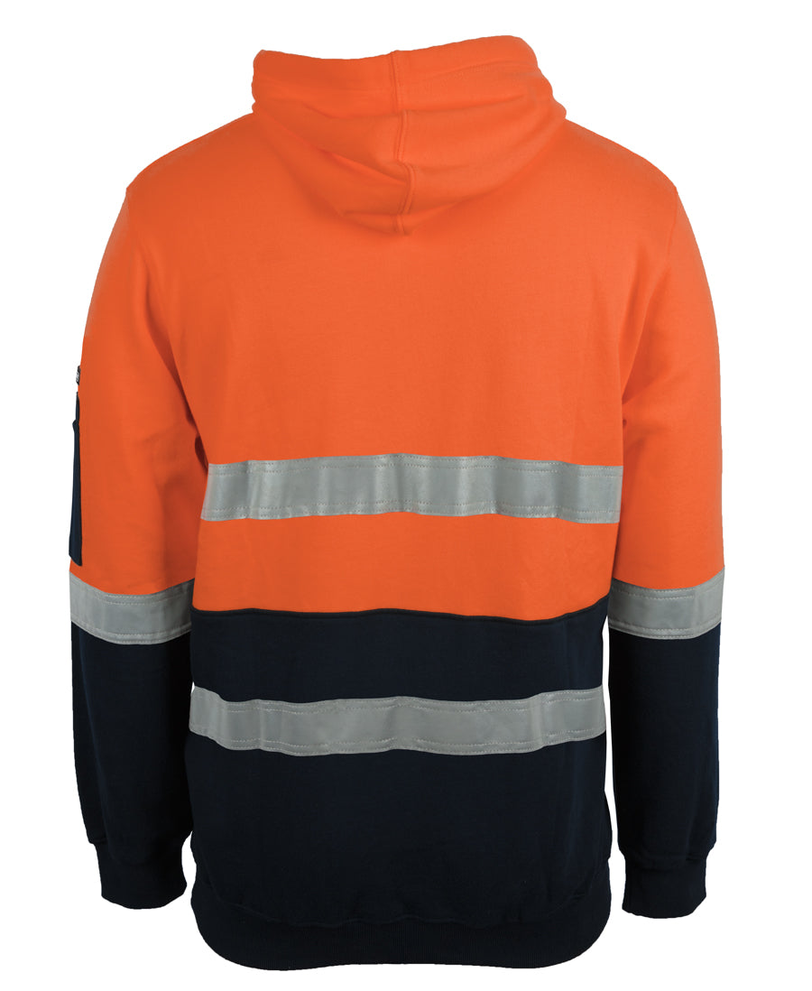 6DVPM Ironhide Custom Hi Vis Cotton Hoodie with Reflective Tape