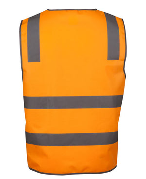 6DVSV Custom Jbs Vic Rail D-N Zip Safety Vest - Back