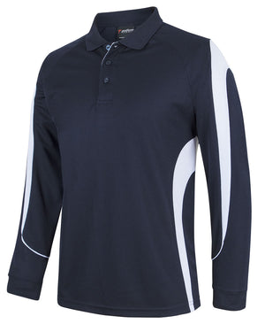 7BELL JB's  Adults Long Sleeve Bell Polo