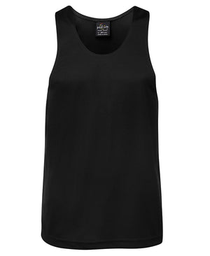 7PS JB's Poly Singlet - Black