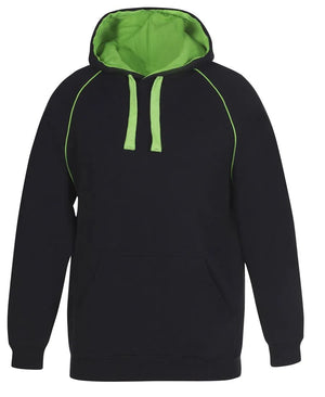 3CFH  JB's Adults Contrast Fleecy Hoodie