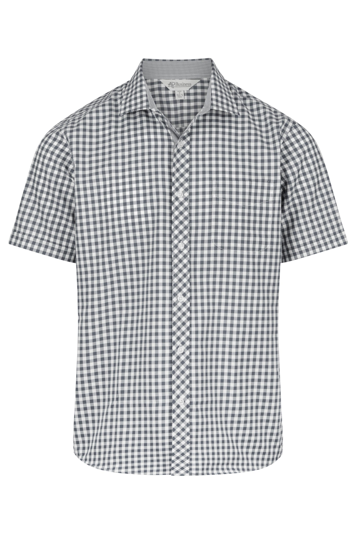 Brighton Custom Shirt Sleeve Business Shirt - Black