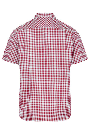 Brighton Custom Shirt Sleeve Business Shirt - Claret Back