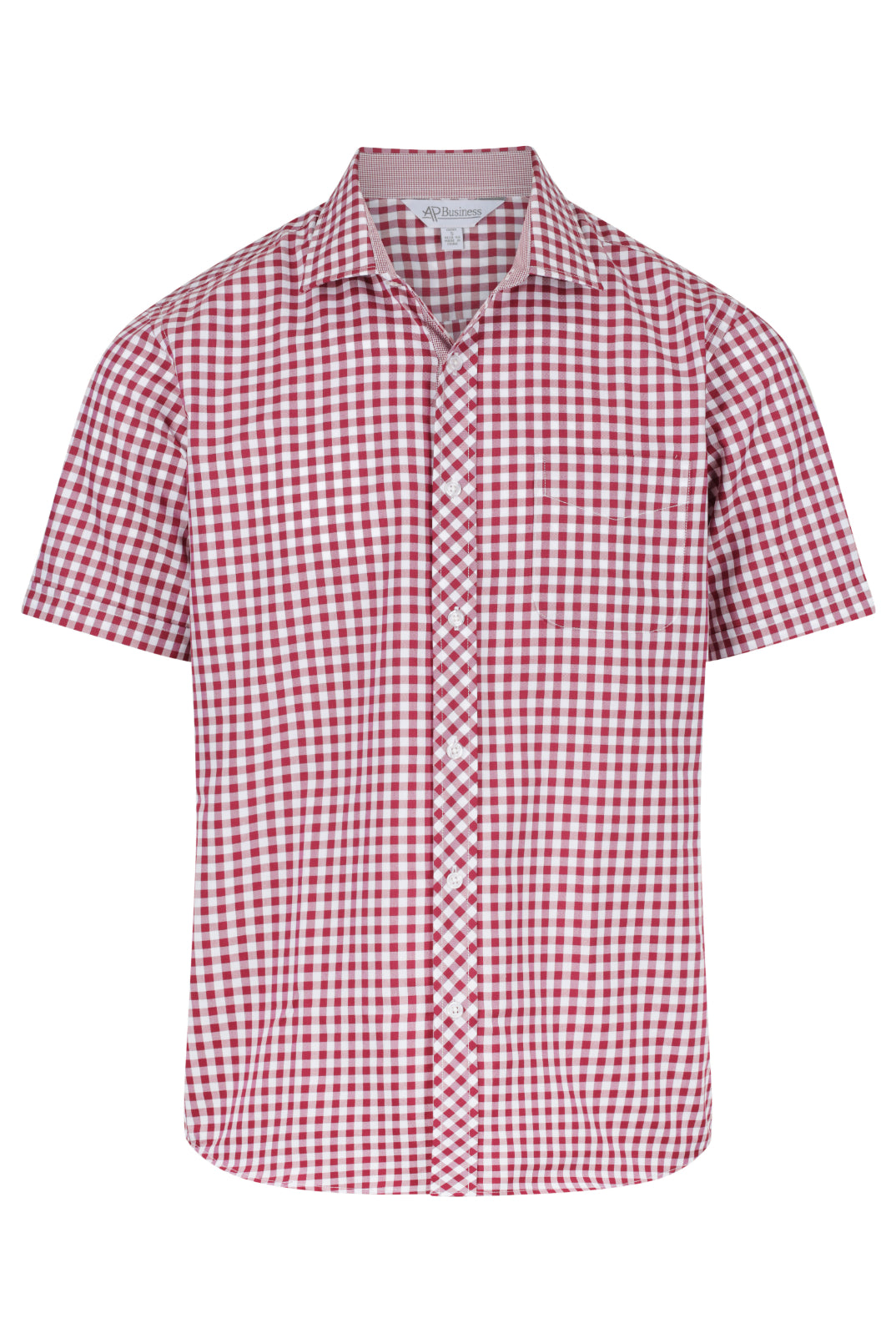 Brighton Custom Shirt Sleeve Business Shirt - Claret
