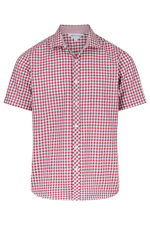 Brighton Custom Shirt Sleeve Business Shirt - Claret