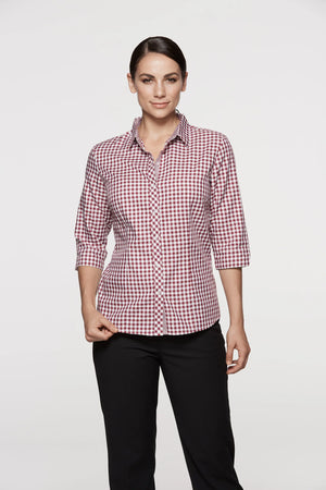 Brighton Embroidered Ladies 3/4 Sleeve Business Shirt