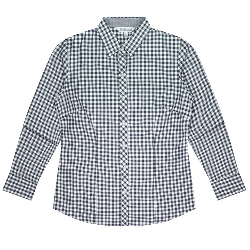 Brighton Embroidered Ladies Business Shirt Long Sleeve