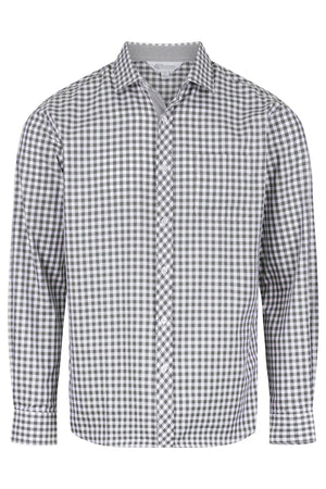 Brighton Mens Custom Long Sleeve Business Shirt - Black