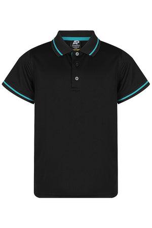 Cottesloe Polos | Custom Kids Shirts 🔥 Safe-T-Rex Workwear - In Teal/Black