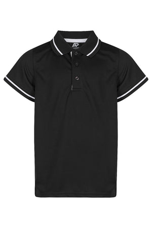 Cottesloe Polos | Custom Kids Shirts 🔥 Safe-T-Rex Workwear - Black/White