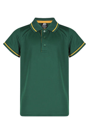 Cottesloe Polos | Custom Kids Shirts 🔥 Safe-T-Rex Workwear - Bottle/Gold