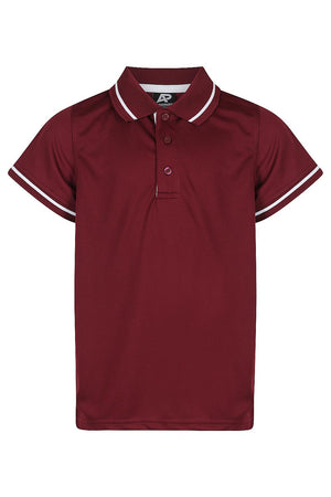 Cottesloe Polos | Custom Kids Shirts 🔥 Safe-T-Rex Workwear - Maroon/White