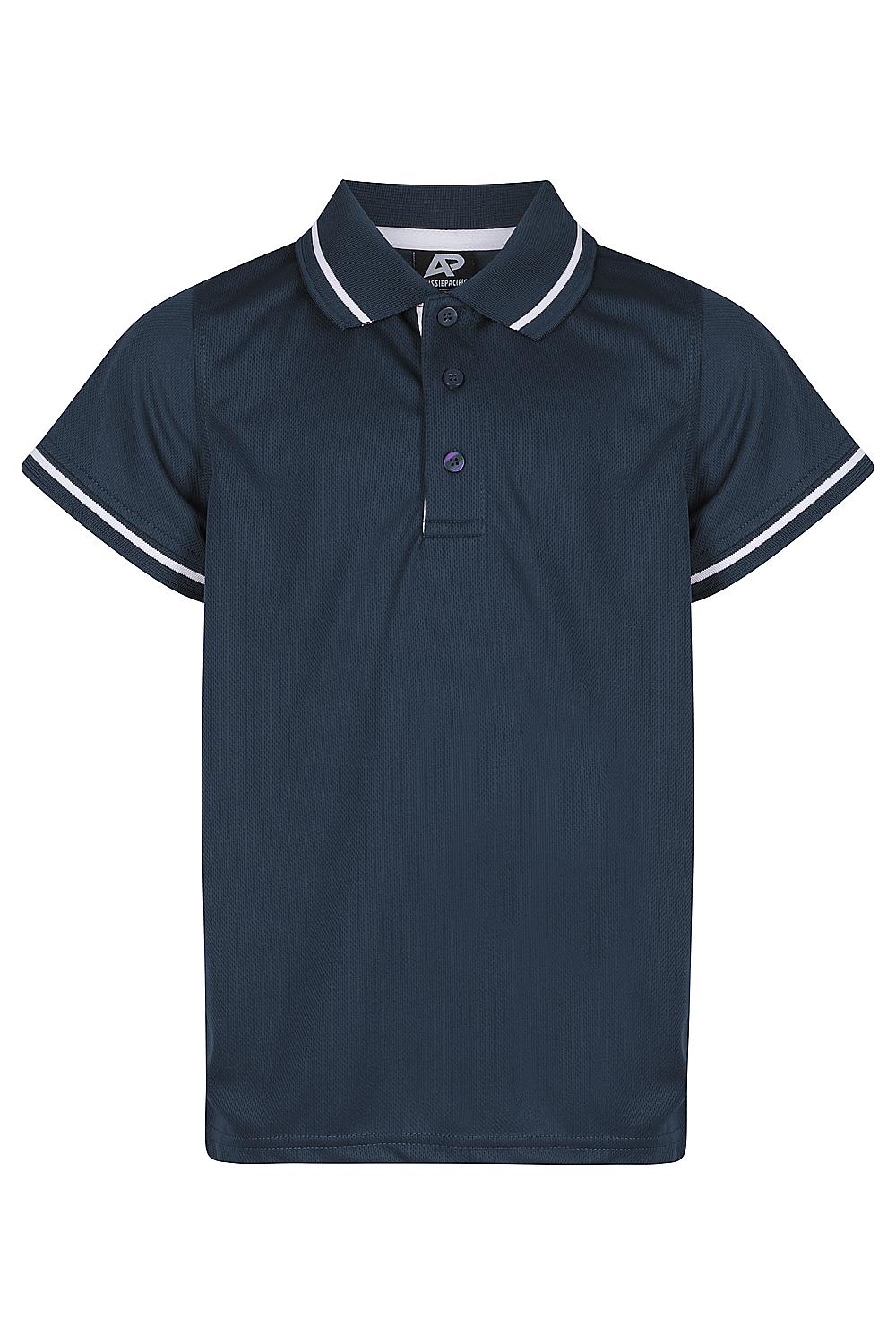 Cottesloe Polos | Custom Kids Shirts 🔥 Safe-T-Rex Workwear - Navy/White