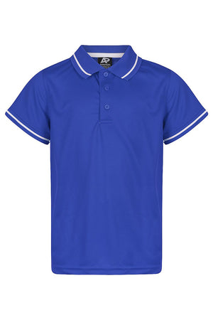 Cottesloe Polos | Custom Kids Shirts 🔥 Safe-T-Rex Workwear - Royal/White