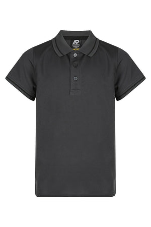 Cottesloe Polos | Custom Kids Shirts 🔥 Safe-T-Rex Workwear - Slate/Black