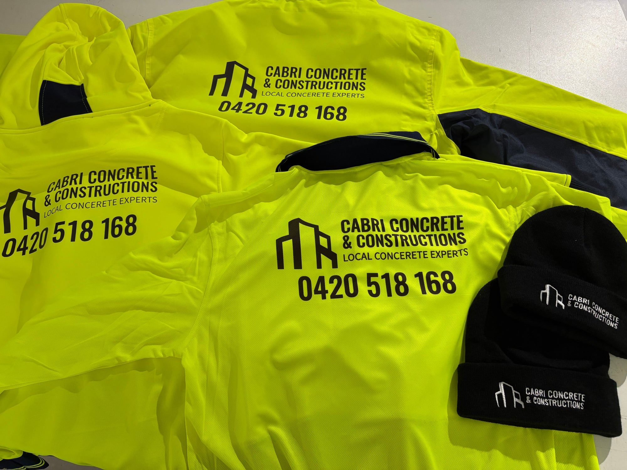 Vanguard 12 Pack – Full Hi Vis Kit with Custom Back Prints