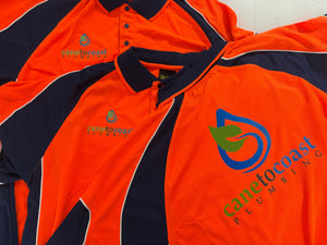 P87 Hi Vis Cooldry Side Panel Polo Shirt