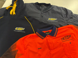 P91 L/S D/N Hi Vis Cooldry Polo Shirt