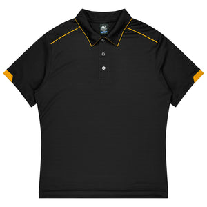 Custom Currumbin Kids Polo Shirts - Black/Gold