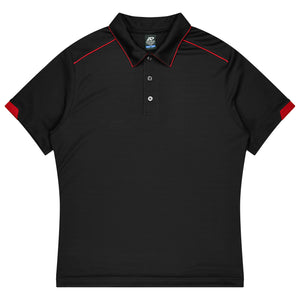 Custom Currumbin Kids Polo Shirts - Black/Red