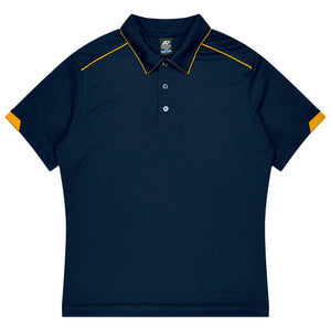 Custom Currumbin Kids Polo Shirts - Navy/Gold