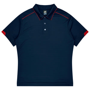 Custom Currumbin Kids Polo Shirts - Navy/red