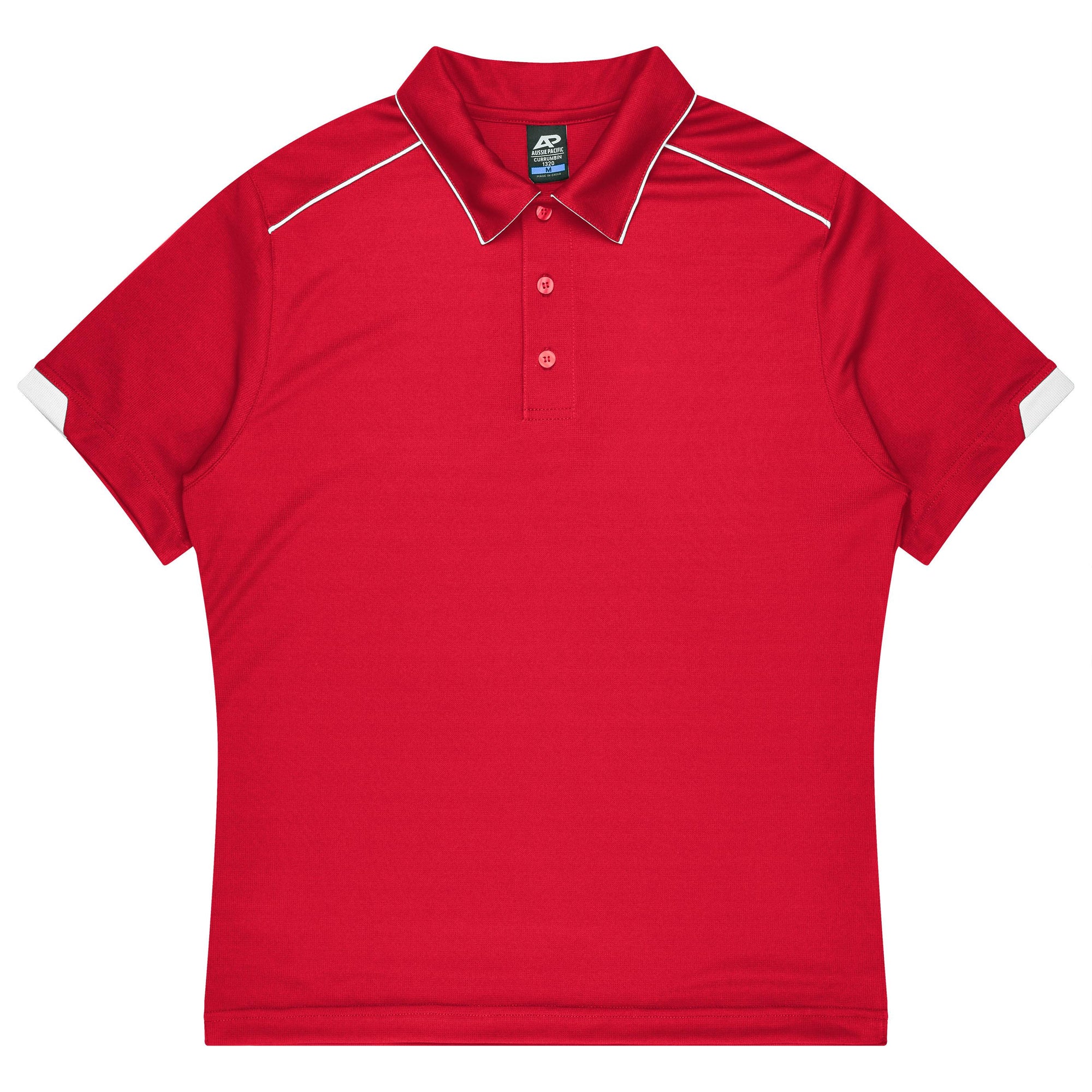Custom Currumbin Kids Polo Shirts - Red/White