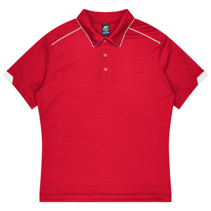 Custom Currumbin Kids Polo Shirts - Red/White