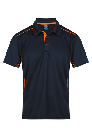 Custom Kuranda Uniform Polo Shirt - Navy/Fluro Orange