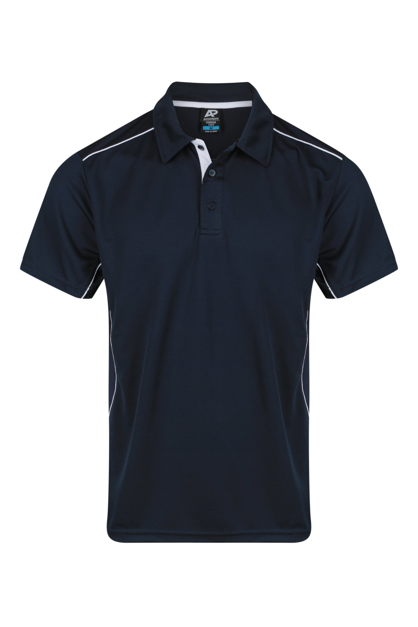 Custom Kuranda Uniform Polo Shirt - Navy/White