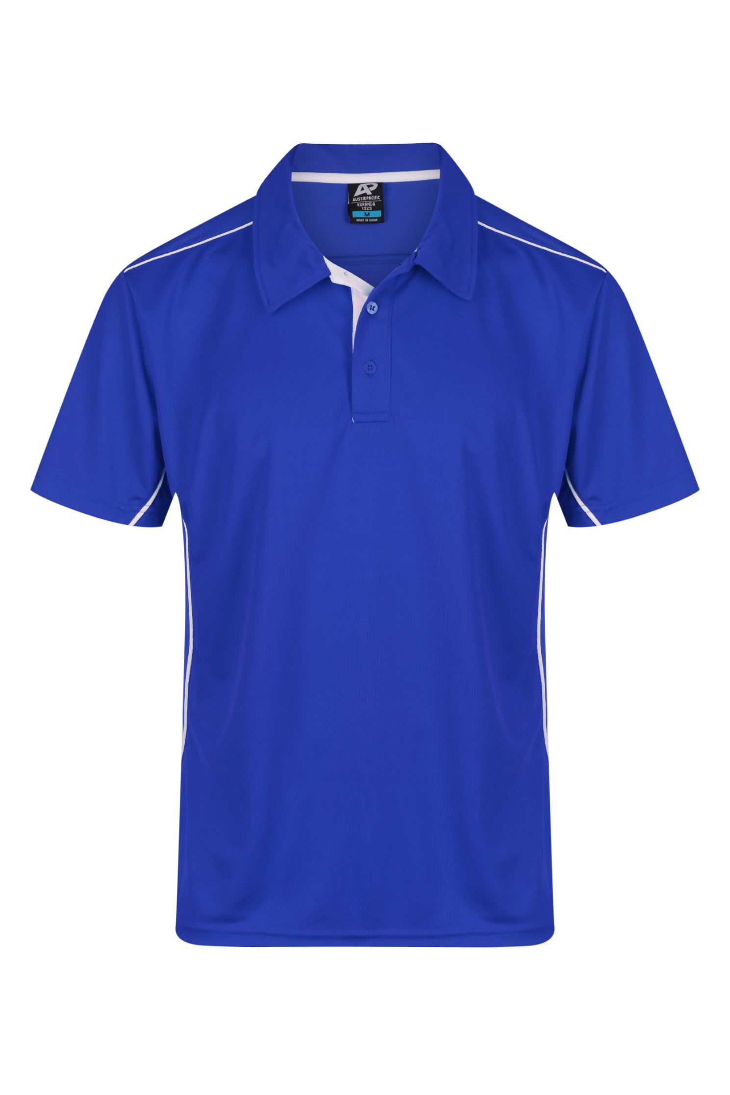 Custom Kuranda Uniform Polo Shirt - Royal/White