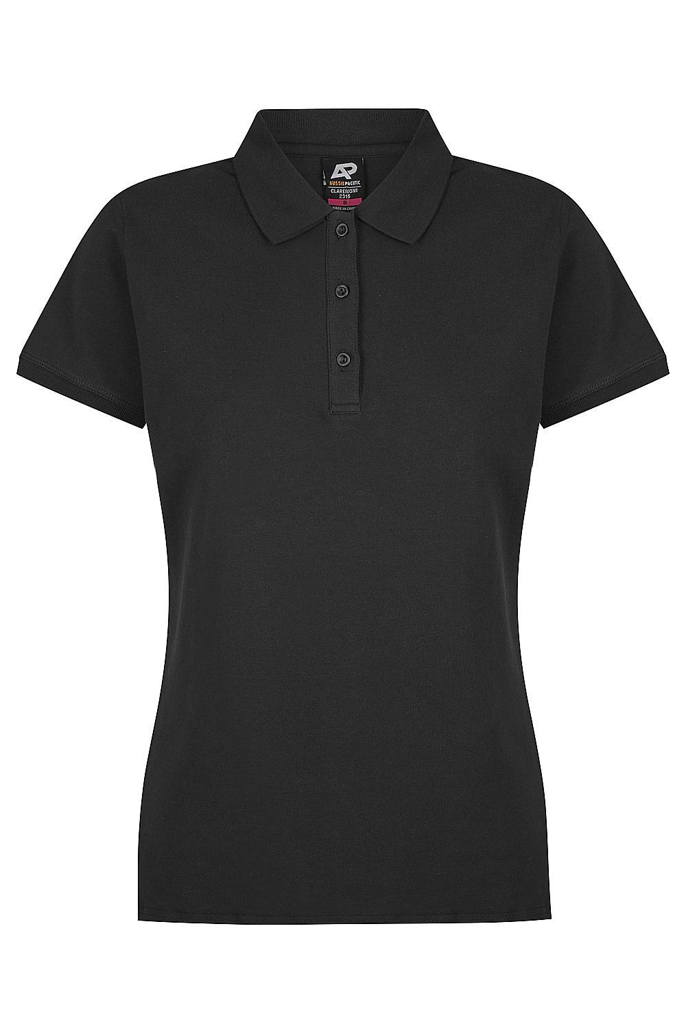 Custom Ladies Claremont Work Shirts - Black