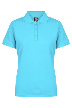 Custom Ladies Claremont Work Shirts - Cyan