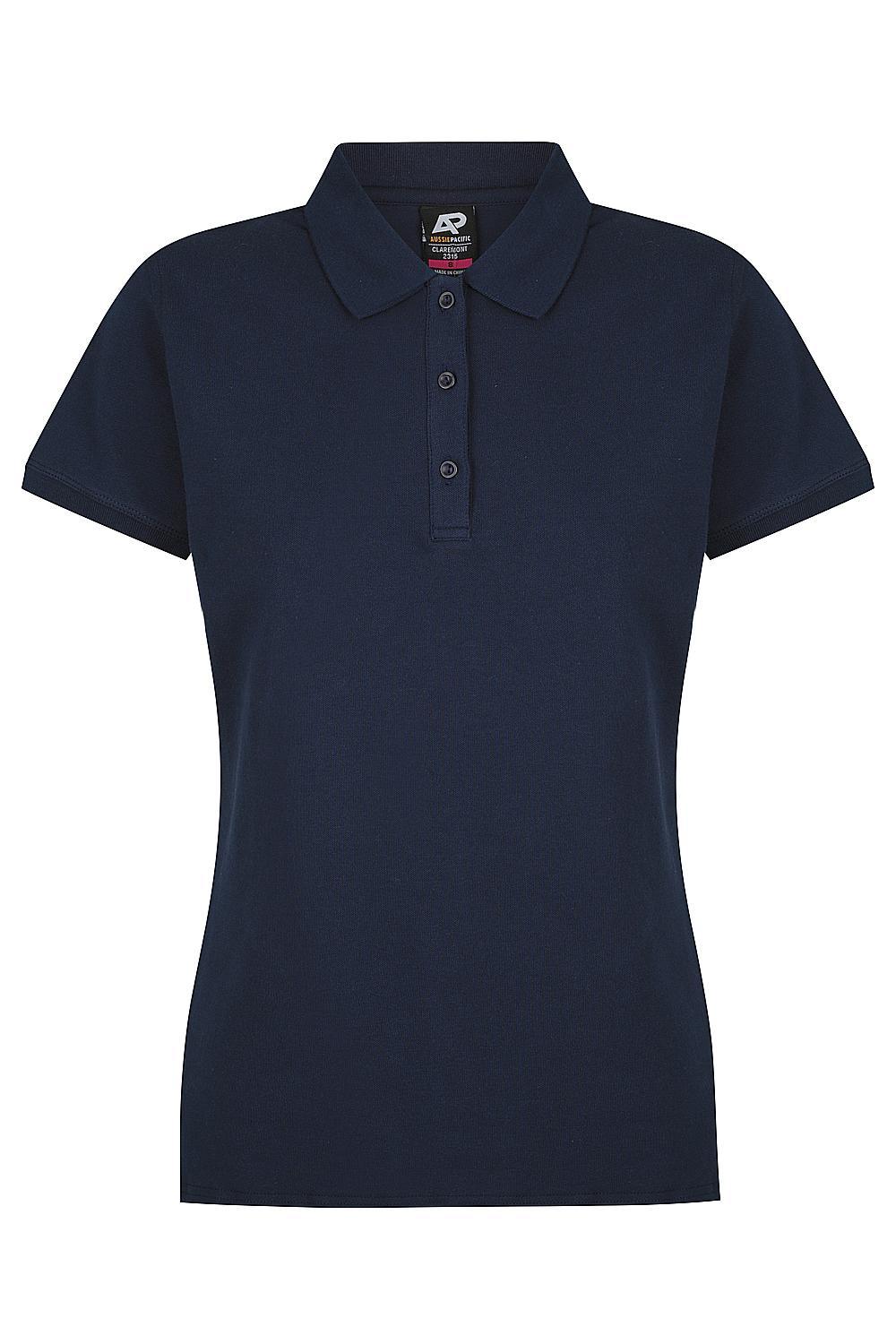 Custom Ladies Claremont Work Shirts - Navy