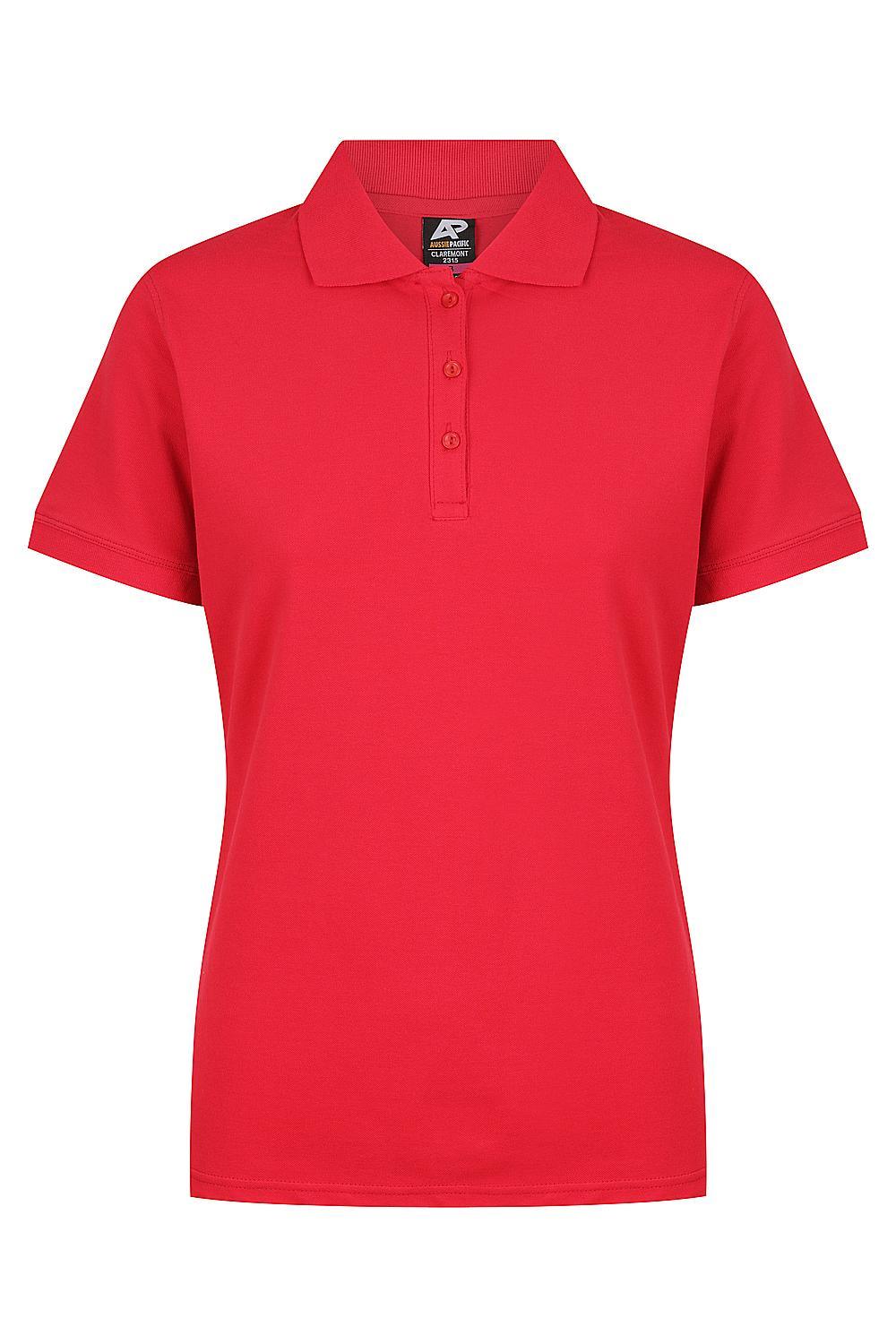 Custom Ladies Claremont Work Shirts - Red