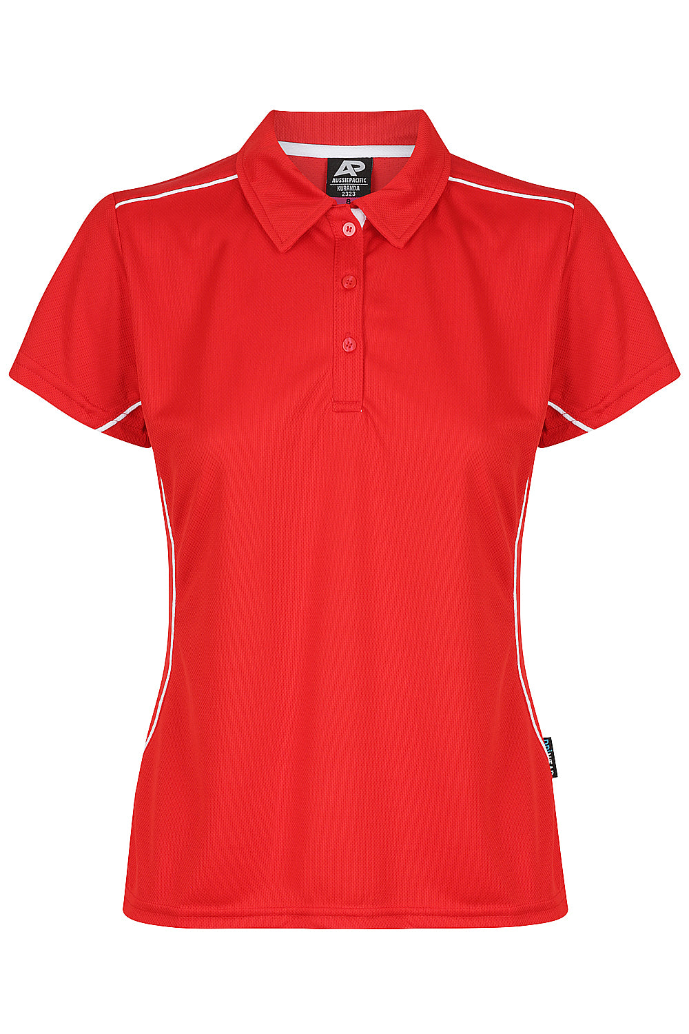 Custom Ladies Kurana Work Shirts - Red/White