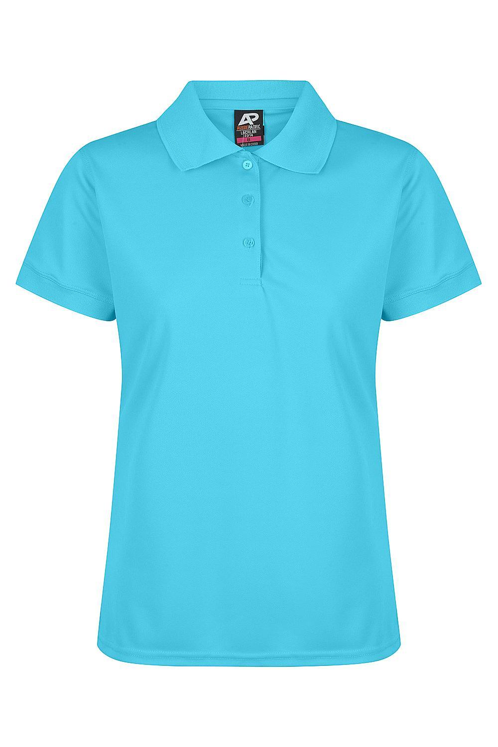 Custom Ladies Lachlan Shirts - Cyan